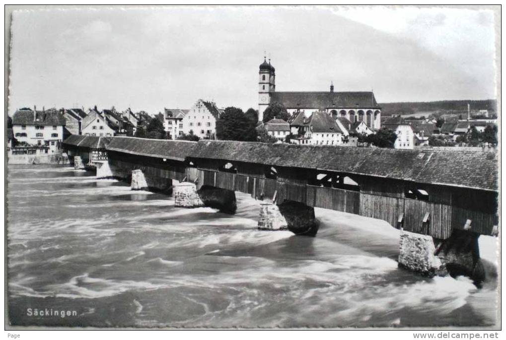 Säckingen,Blick Auf Säckingen,1960 - Bad Säckingen