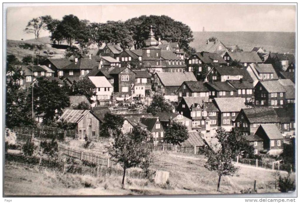 Schnett,Teilansicht, 1960, Kreis Hildburghausen, - Masserberg