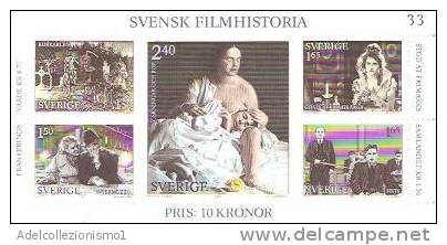 37081)foglio Commemorativo Svedesi Con 5 Valori - Nuovi - Volledige & Onvolledige Vellen