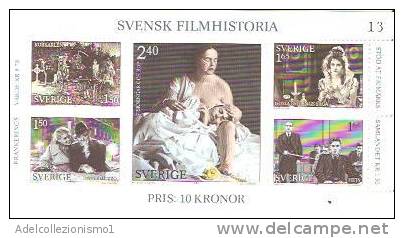 37088)foglio Commemorativo Svedesi Con 5 Valori - Nuovi - Full Sheets & Multiples