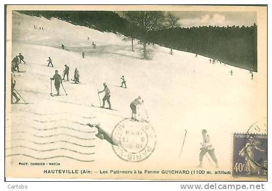 01 HAUTEVILLE Les Patineurs à La Ferme Guichard - Hauteville-Lompnes