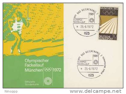 Germany-1972 Munich Olympic Games Souvenir Card - Summer 1972: Munich