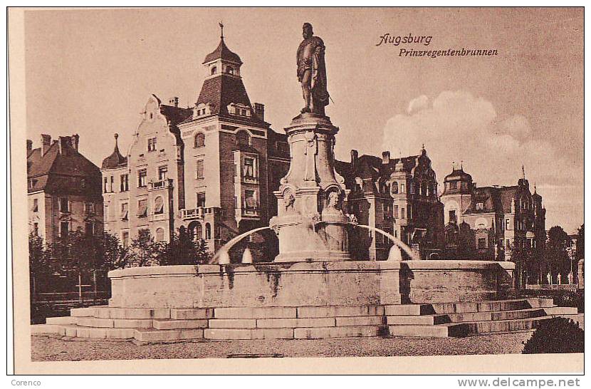 3502  AUGSBURG  PRINZREGENTENBRUNNEN    Non écrite - Augsburg