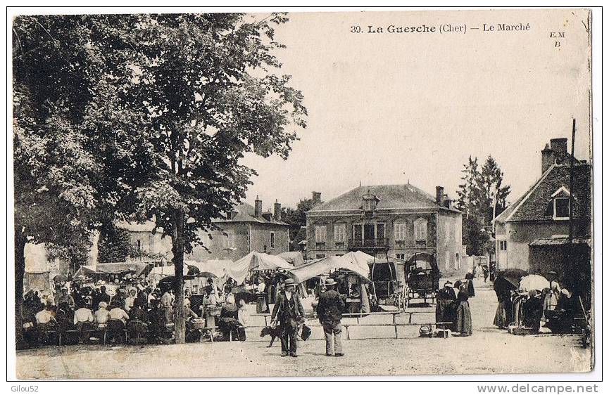 -- 18 -- La Guerche ----  Le Marché --- - La Guerche Sur L'Aubois