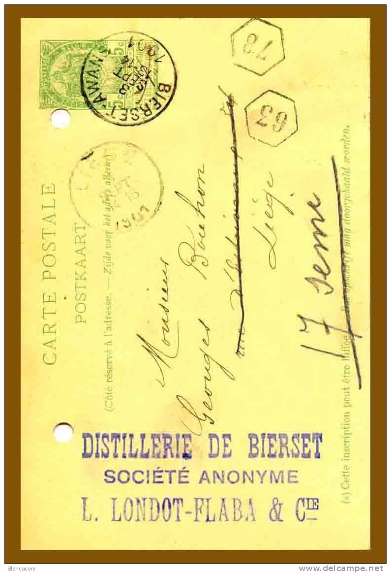 DISTILLERIE De BIERSET Londot Flaba  ( Commune De Grâce Hollogne ) - Grace-Hollogne