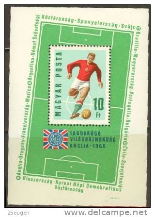 HUNGARY 1966  MICHEL NO: BL.53A  MNH - 1966 – England