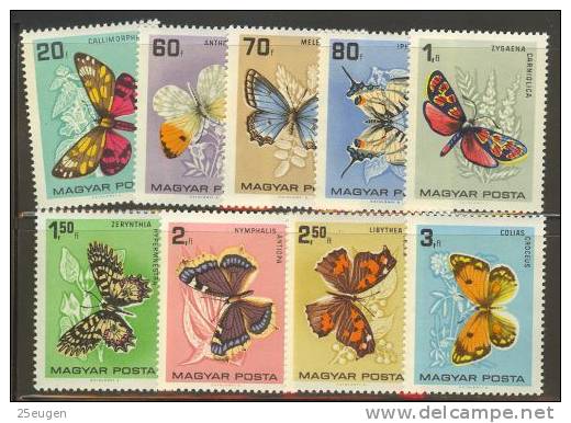 HUNGARY 1966  MICHEL NO: 2201A-2209A  MNH - Unused Stamps