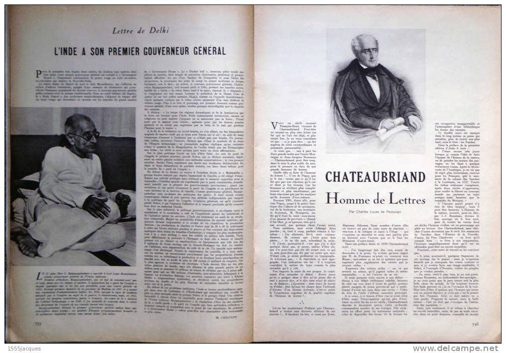 LE MONDE ILLUSTRÉ N° 4472 - 17 JUILLET 1948 - BERLIN - GANDHI - BLAISE CENDRARS - ÉNERGIE ATOMIQUE - - Testi Generali