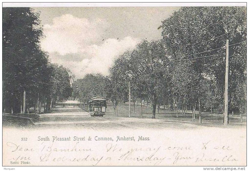 1408. Post Card EAST HARTFORD (conneticut) 1905. Trams. Tranvia - Briefe U. Dokumente