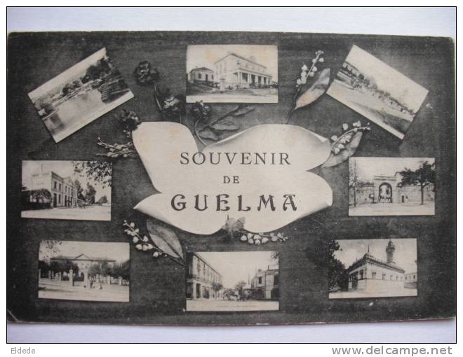 Guelma Souvenir Multi Vues Gare, Sous Prefecture, Mosquée Etc - Guelma