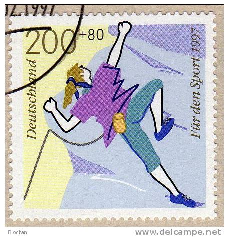 Selten ETB 4/1997 I Mit Großer Faust 1997 BRD 1898/0 ** + SST 35€ Mit Vergleichsstück Freeclimbing Document From Germany - Sonstige & Ohne Zuordnung