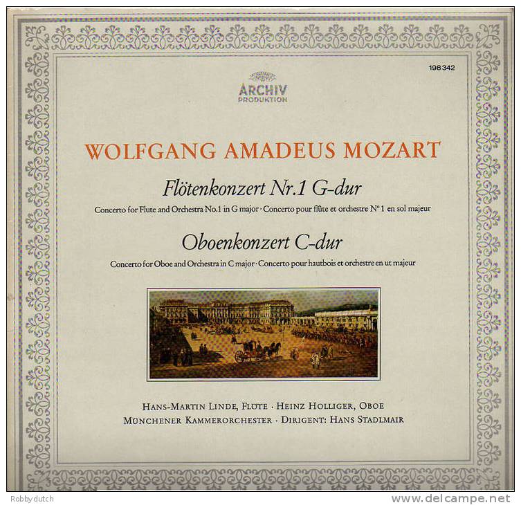 * LP *  WOLFGANG AMADEUS MOZART - FLÖTENKONZERT Nr.1 G-dur / OBOENKONZERT C-dur - Klassiekers