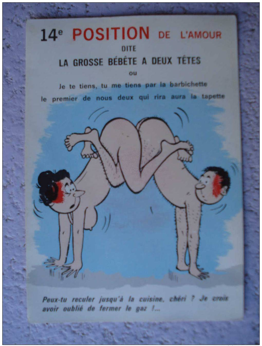 Humour Position De L'amour -- 7 Cartes Différentes - Autres & Non Classés