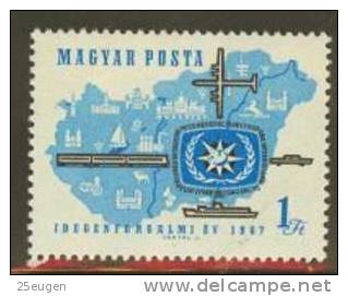 HUNGARY 1967 MICHEL NO:  2321A MNH - Unused Stamps
