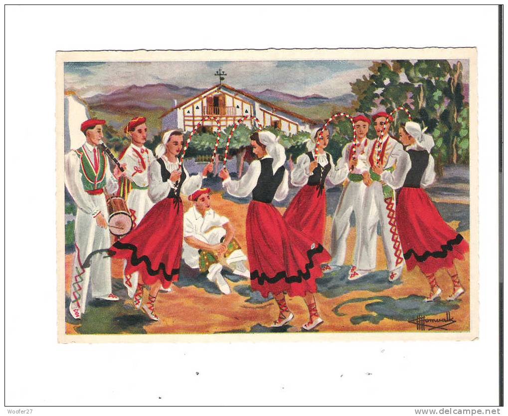 GABYILLUSTRATEURS HOMUALK 25 Danse Des Arceaux Pays Basque OLDARRA BIARRITZ - Homualk