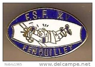 Pin´s RUGBY F.S.F.XV FENOUILLET (31).(voir Description) - Rugby