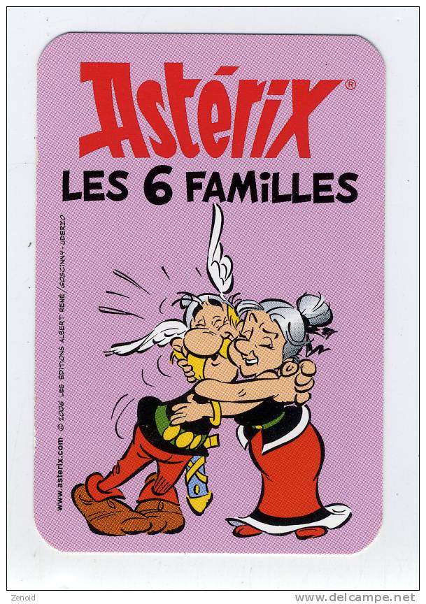 Jeu De Cartes Kellog´s Asterix "Les 6 Familles" - Astérix