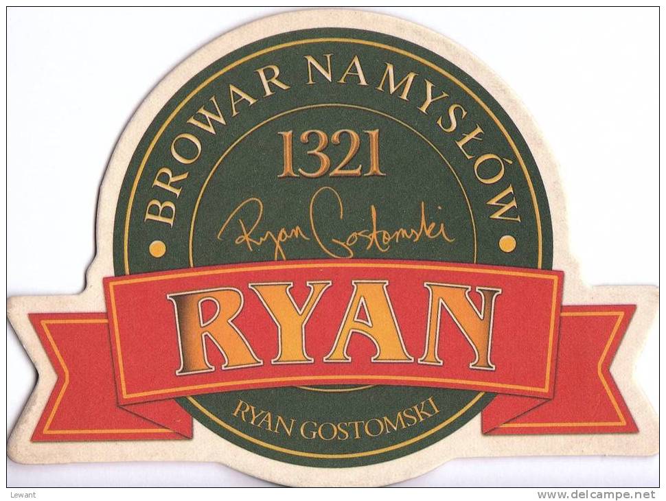 Bierdeckel, Beer Mats - Polen, Poland - RYAN - Sous-bocks