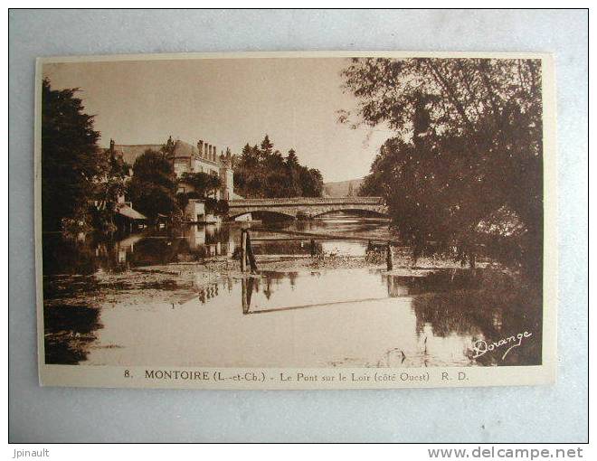 MONTOIRE - Le Pont Sur Le Loir - Côté Ouest - Montoire-sur-le-Loir