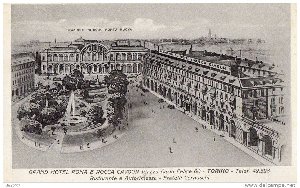 TURIN TORINO (Italie) Grand Hotel Roma E Rocca Cavour - Andere & Zonder Classificatie