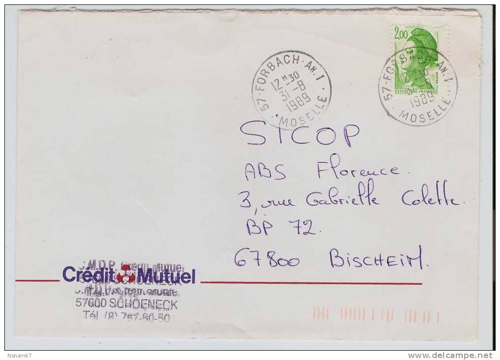 871 -  FORBACH An. 1 MOSELLE - 1989 - Annexe MOBILE - - Other & Unclassified