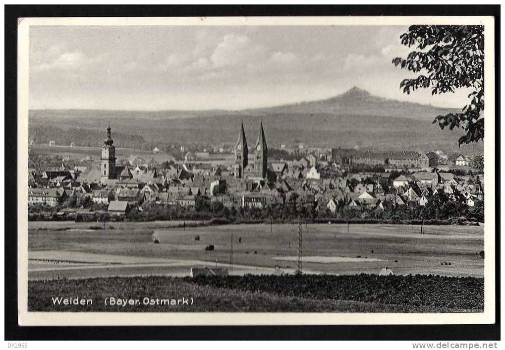 AK WEIDEN BAYERISCHE OSTMARK KIRCHE S/W - Weiden I. D. Oberpfalz