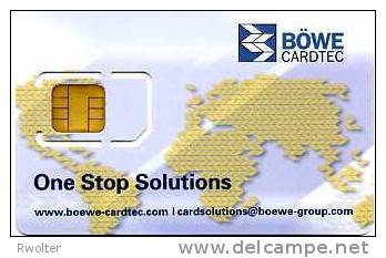 @+ Carte Demonstration BOWE - Card Solution (Non Numérotée) Puce 3 (Sample Card) - Cartes De Salon Et Démonstration