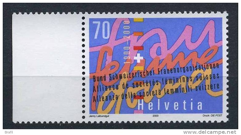 2000 Svizzera, Alliance "F", Serie Completa Nuova (**) - Unused Stamps