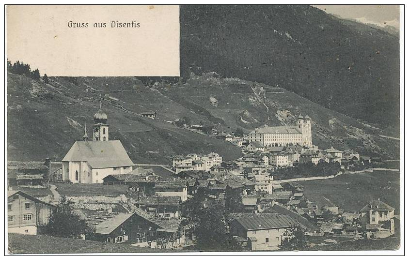 DISENTIS/MUSTÉR Ca. 1910 Ungebr. S/w AK "Gruß Aus DISENTIS" (Phot. U. Verlag M. Maggi, Ilanz Nr. 146IV) Sehr Gute Erhalt - Disentis/Mustér