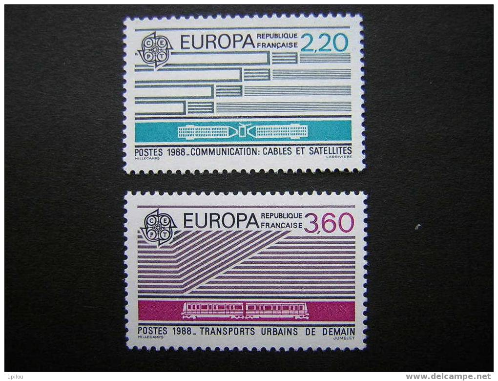 FRANCE /  N° 2531/2532  NEUFS** - 1988