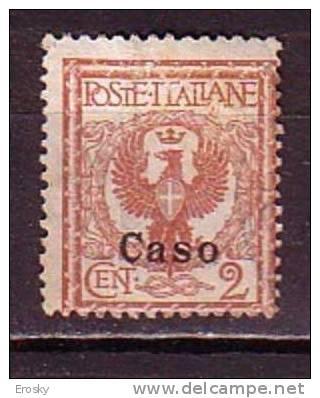 Z2788 - COLONIE ITALIANE EGEO CASO SASSONE N°1 - Egeo (Caso)