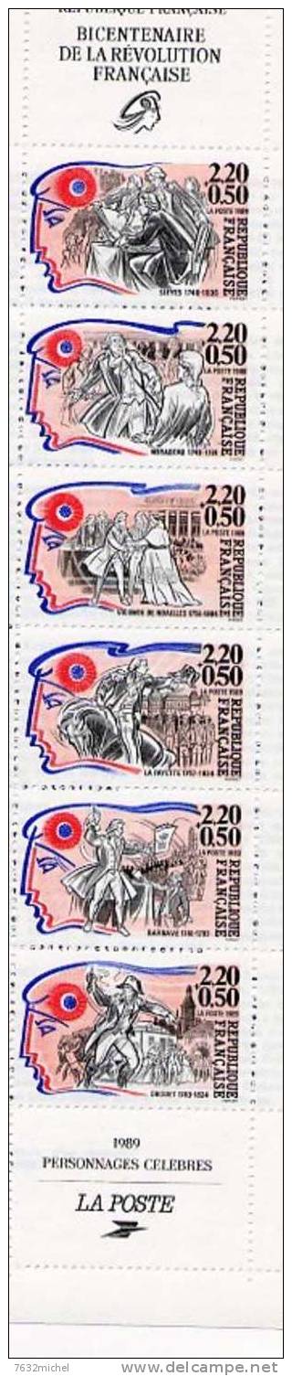 Carnet Bicentenaire De La Révolution 1989 - Conmemorativos