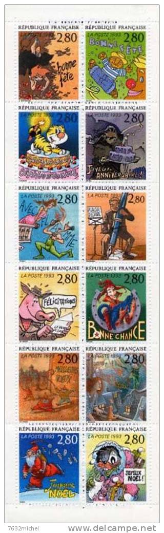 Carnet Plaisir D'écrire 1993 - Gedenkmarken