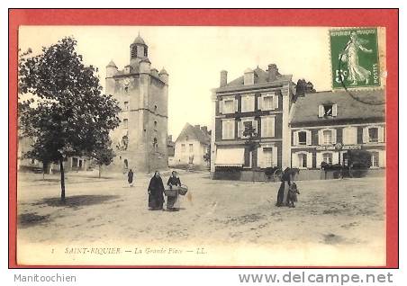 DEP 80 SAINT RIQUIER LA GRANDE PLACE - Saint Riquier