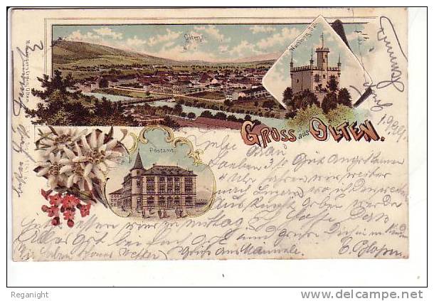 OLTEN  !!! CPA  5750 !!!  Gruss Aus Olten  Litho    TOP - Olten