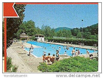 AK 623/1460 Bad Herrenalb Mehrbildkarte 8 Bilder oben rundes Bild Freischach Tennisplatz Minigolf Camping Freibad