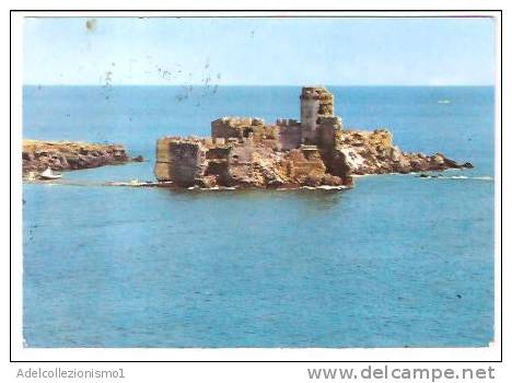 1335)cartolina Di La Castella -castello Aragonese-viaggiata - Crotone