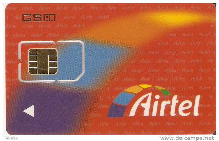 A-011/1 TARJETA GSM DE AIRTEL CON LOGO - Airtel