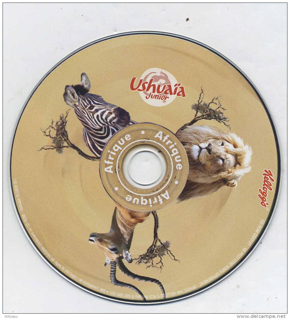 CD Publicitaire Kellogs USHUAIA Junior Theme Lion Gazelle Zebre - CD