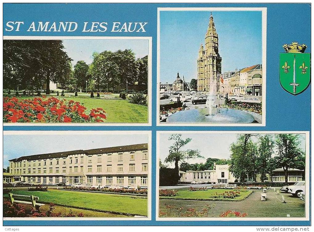 SAINT AMAND LES EAUX - Multivue - 1990 - Saint Amand Les Eaux