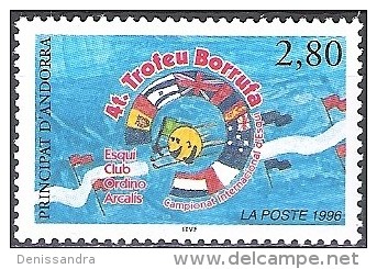 Andorre Français 1996 Yvert 467 Neuf ** Cote (2015) 1.90 Euro Ski Trophée Borrufa - Ongebruikt