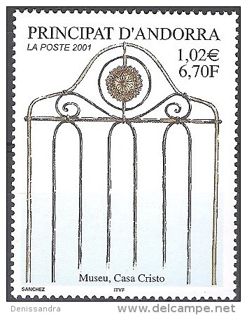 Andorre Français 2001 Yvert 541 Neuf ** Cote (2015) 4.00 Euro Musée Casa Cristo - Neufs