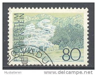 Liechtenstein 1972 Mi. 575  80 (Rp) Landschaften Landscape Schaanerwald Drei-Schwestern-Massiv - Gebruikt