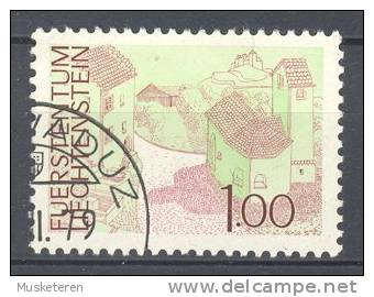 Liechtenstein 1972 Mi. 576  1.00 (Fr) Landschaften Landscape St. Peterin Mäls Mit Turmhaus - Used Stamps