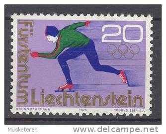 Liechtenstein 1976 Mi. 635  20 (Rp) Olympische Winterspiele Olympic Games Innsbruck´76 MNH - Unused Stamps