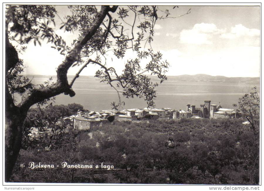 BOLSENA PANORAMA E LAGO VIAGGIATA 1958  COD.C 209 - Other & Unclassified