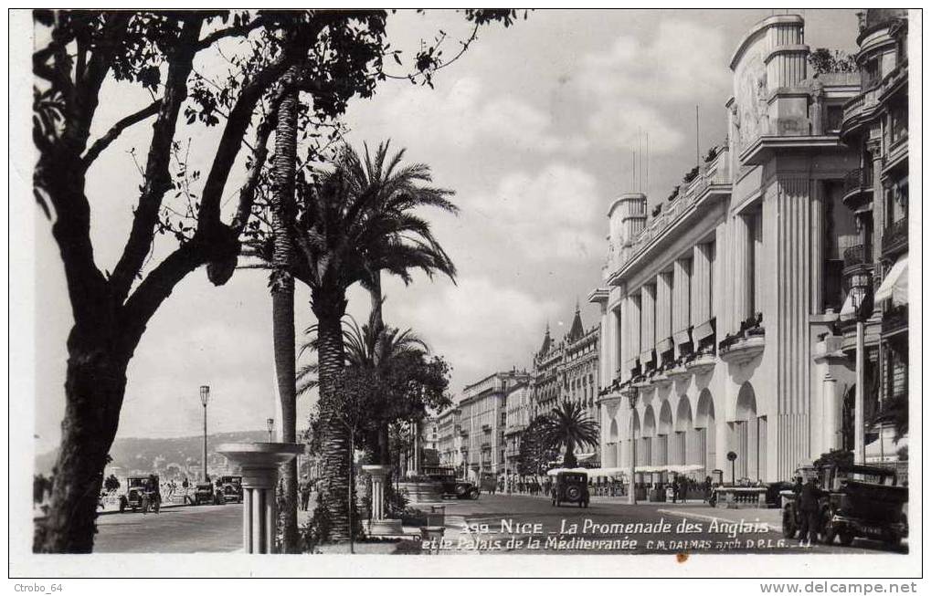 CPSM NICE 06 - Vieilles Voitures - La Promenade Des Anglais - Places, Squares