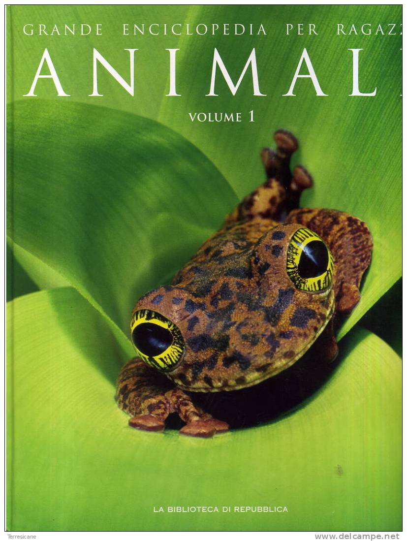 GRANDE ENCICLOPEDIA PER RAGAZZI ANIMALI VOL.1 REPUBBLICA - Enciclopedie