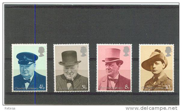 GREAT BRITAIN  100 JAAR GEBOORTE WINSTON CHURCHILL 1974 ** - Sir Winston Churchill