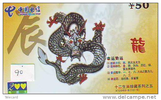 DRAGON L´ESTRAGON DRACHE DRAGÓN DRAGO (90) Zodiaque Zodiac Horoscope - Zodiaco